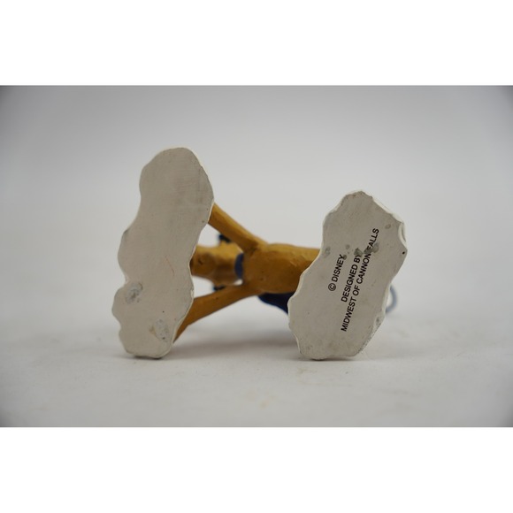 Disney Pluto Figure Midwest Of Cannon Falls Resin Snow Winter Scarf Mickey & Co - Picture 4 of 6
